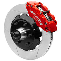 Thumbnail for Wilwood 63-87 C10 FNSL6R Front Big Brake Brake Kit 14in slotted 6x5.5 BP for drop spindles - Red