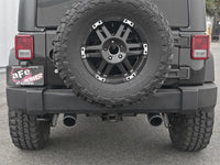 Thumbnail for aFe Rebel Series 2.5in 409 SS Axle-Back Exhaust w/ Black Tips 2007+ Jeep Wrangler (JK) V6 3.6L/3.8L