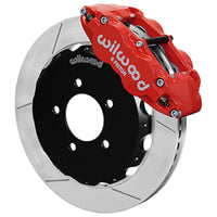 Thumbnail for Wilwood 2013+ Honda Civic OEM 57mm Forged Narrow Superlite 6R Big Brake Front Brake Kit - Red