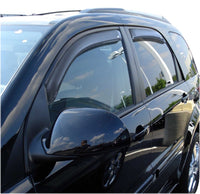 Thumbnail for AVS 05-09 Chevy Equinox Ventvisor In-Channel Front & Rear Window Deflectors 4pc - Smoke