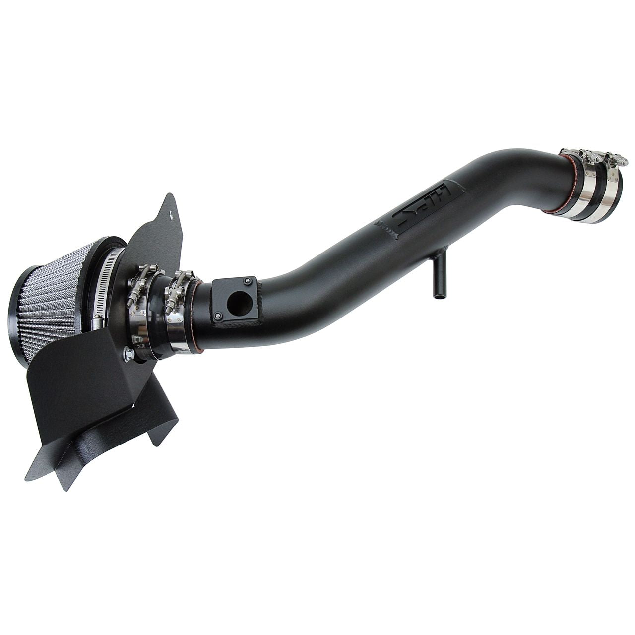 HPS Shortram Air Intake Kit 2013-2020 Lexus GS350 3.5L V6, Includes Heat Shield, Black