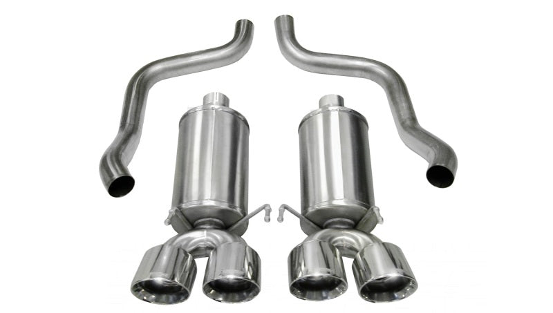 Corsa 2009-2013 Chevrolet Corvette C6 6.2L V8 Polished Xtreme Axle-Back Exhaust