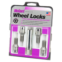 Thumbnail for McGard Wheel Lock Bolt Set - 4pk. (Tuner / Cone Seat) M12X1.5 / 17mm Hex / 29.6mm Shank L. - Chrome