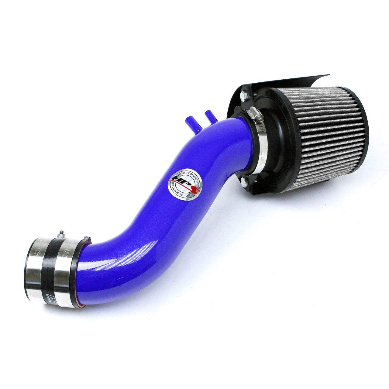 HPS Shortram Air Intake Kit 15-19 Hyundai Sonata 2.4L Non Turbo, Includes Heat Shield, Blue