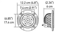 Thumbnail for Hella Value Fit 90mm 6 LED Light - FLSH Off Road Spot Light