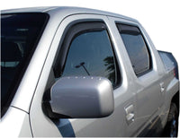 Thumbnail for AVS 06-14 Honda Ridgeline Ventvisor In-Channel Front & Rear Window Deflectors 4pc - Smoke