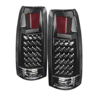 Thumbnail for Xtune Yukon Denali 99-00 LED Tail Lights Black ALT-JH-CCK88-LED-BK