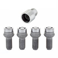 Thumbnail for McGard Wheel Lock Bolt Set - 4pk. (Radius Seat) M14X1.5 / 17mm Hex / 27.0mm Shank Length - Chrome