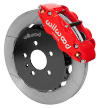 Thumbnail for Wilwood 03-08 Audi A4 Forged Narrow Superlite 6R Front Big Brake Kit 12.88in (Red) w/ Lines