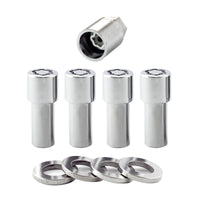 Thumbnail for McGard Wheel Lock Nut Set - 4pk. (X-Long Shank) 7/16-20 / 13/16 Hex / 2.165in. Length - Chrome