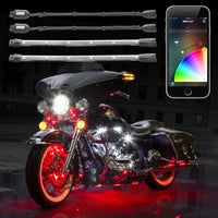 Thumbnail for XK Glow Strip Million Color XKCHROME Smartphone App ATV/Motorcycle LED Light Kit 6xPod + 2x10In