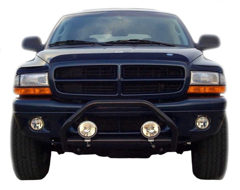 AVS 97-04 Dodge Dakota (Behind Grille 3 Pc) High Profile Bugflector II Hood Shield - Smoke