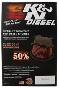 Thumbnail for K&N 07 Dodge Ram 2500/3500 6.7L-L6 DSL Drop In Air Filter