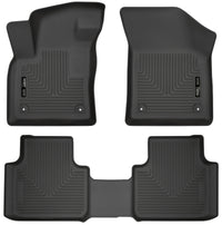 Thumbnail for Husky Liners 18-19 Volkswagen Atlas Weatherbeater Black Front & 2nd Seat Floor Liners