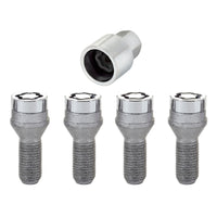 Thumbnail for McGard Wheel Lock Bolt Set - 4pk. (Cone Seat) M14X1.25 / 17mm Hex / 27.3mm Shank Length - Chrome