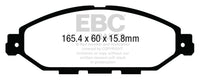 Thumbnail for EBC 12-13 Infiniti JX35 3.5 Greenstuff Front Brake Pads