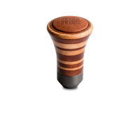 Thumbnail for Momo Trofeo Heritage Shift Knob - Tall Wood, Layered Mahogany and Beechwood, Leather Insert Top