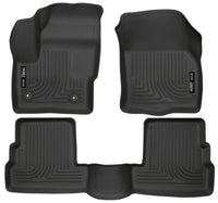 Thumbnail for Husky Liners 2015 Lincoln MKC WeatherBeater Black Front & Second Seat Floor Liner