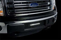 Thumbnail for Putco 11-14 Ford F-150 - EcoBoost Bumper Grille Inserts - Black SS Bar and 10in Luminix Light Bar