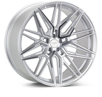 Thumbnail for Vossen HF-7 20x10 / 5x112 / ET50 / Deep Face / 66.5 - Silver Polished Wheel