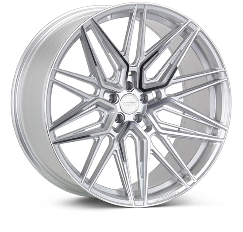 Vossen HF-7 20x8.5 / 5x112 / ET40 / Flat Face / 66.5 - Silver Polished Wheel