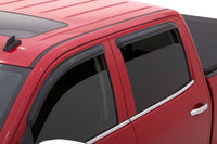 Thumbnail for AVS 15-18 Chevy Silverado 2500 Crew Cab Ventvisor Outside Mount Window Deflectors 4pc - Smoke