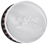 Thumbnail for K&N Clamp On Rubber Base Crankcase Vent Filter 0.375in Flange ID x 2in OD x 1.5in Height