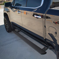 Thumbnail for RealTruck 19-25 Chevy Silverado 1500 CC 4dr VoltStep Electric Running Board Kit - Tex. Blk