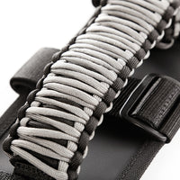 Thumbnail for Rugged Ridge Paracord Grab Handles Gray/Black Pair