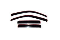 Thumbnail for AVS 02-06 Chevy Trailblazer EXT Ventvisor In-Channel Front & Rear Window Deflectors 4pc - Smoke