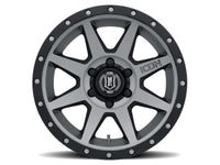 Thumbnail for ICON Rebound 18x9 6x5.5 25mm Offset 6in BS 95.1mm Bore Titanium Wheel