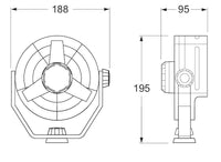 Thumbnail for Hella Fan Turbo 2Speed 12V Blk