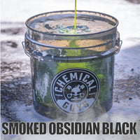 Thumbnail for Chemical Guys Heavy Duty Detailing Bucket Smoked Black (4.5 Gal)