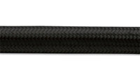 Thumbnail for Vibrant -8 AN Black Nylon Braided Flex Hose .44in ID (50 foot roll)