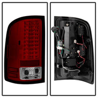 Thumbnail for Spyder GMC Sierra 07-13 (Not 3500 Dually 4 Rear Wheels)LED Tail Lights Red Clear ALT-YD-GS07-LED-RC