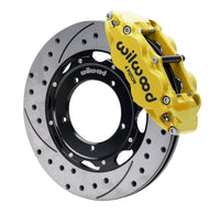 Thumbnail for Wilwood 69-74 Porsche 911 Front Superlite Brake Kit 3in MT Drilled & Slotted Face - Yellow