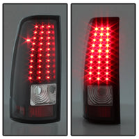 Thumbnail for Xtune Chevy Silverado 1500/2500/3500 99-02 LED Tail Lights Black ALT-ON-CS99-LED-BK