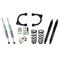 Thumbnail for Skyjacker 3in Upper A-Arm Kit w/ Performance Struts & Rear Coils Black MAX Shocks