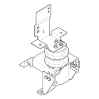 Thumbnail for Firestone Ride-Rite Air Helper Spring Kit Rear 94-02 Dodge RAM 3500 Cab Chassis (W217602220)