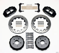 Thumbnail for Wilwood Narrow Superlite 4R Rear Kit 12.88in Drilled 97-04 Corvette C5/Z06