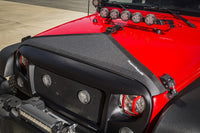 Thumbnail for Rugged Ridge Hood Bra Black 07-18 Jeep Wrangler JK/JKU