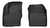 Thumbnail for Husky Liners 13-18 Ford C-Max / 13-19 Ford Escape X-act Contour Series Front Floor Liners - Black