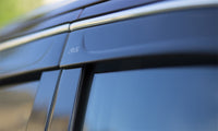 Thumbnail for AVS 18-22 Honda Accord Ventvisor Low Profile Window Deflectors 4pc - Smoke w/Chrome Trim