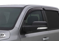 Thumbnail for AVS 2019 RAM 1500 Crew Cab Ventvisor Outside Mount Front & Rear Window Deflectors 4pc - Smoke