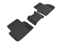 Thumbnail for 3D MAXpider 2015-2020 Acura TLX Kagu 2nd Row Floormats - Black