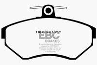 Thumbnail for EBC 97-02 Volkswagen Cabriolet 2.0 Greenstuff Front Brake Pads