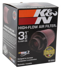 Thumbnail for K&N Universal Rubber Filter 3 1/2inch ID FLG / 6inch Base / 4-5/8inch Top / 6inch Height