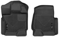 Thumbnail for Husky Liners 15-17 Ford F-250 Super Duty Crew Cab X-Act Contour Black Front Floor Liners