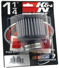 Thumbnail for K&N 1.25in Flange ID x 3in OD x 2.5 inch H Rubber Base Crankcase Vent Filter