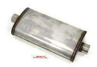 Thumbnail for JBA Universal Dual Core 304SS Muffler 22x11x6 3in Inlet Diameter